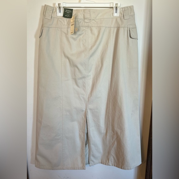 Vintage Eddie Bauer Long Chino Skirt - Picture 2 of 3